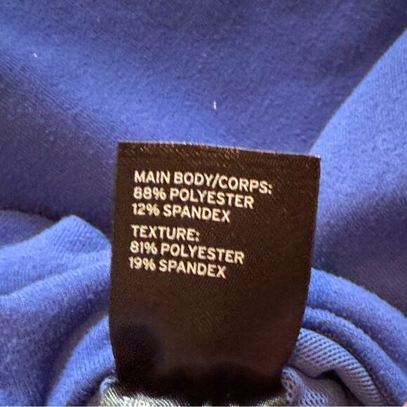 Zella To The Max Blue Marine Perforated Mid Rise Crop Leggings Size XS - Picture 10 of 10